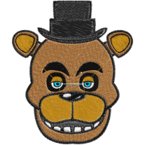 Matriz de Bordado cara freddy fnaf